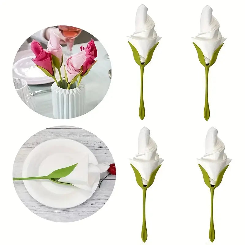 Florence™ - Roll Napkins into Elegant Flowers (2 Pcs)