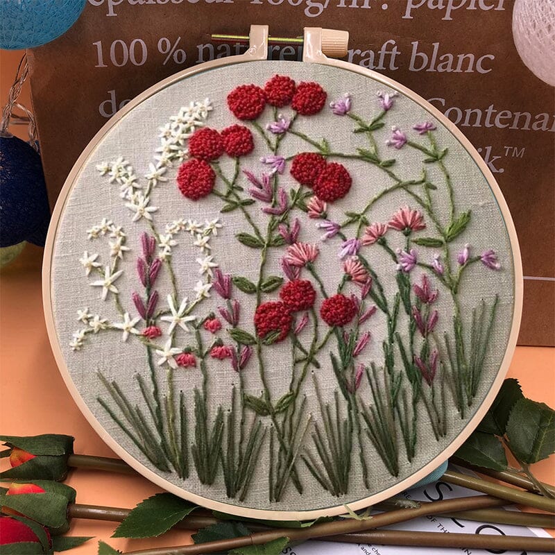 LAfleur™ - Floral embroidery kit for creative hobbies
