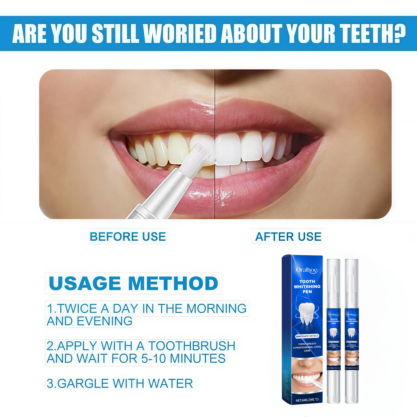 1+1 FREE l OralPlus™ Brighten your smile effortlessly