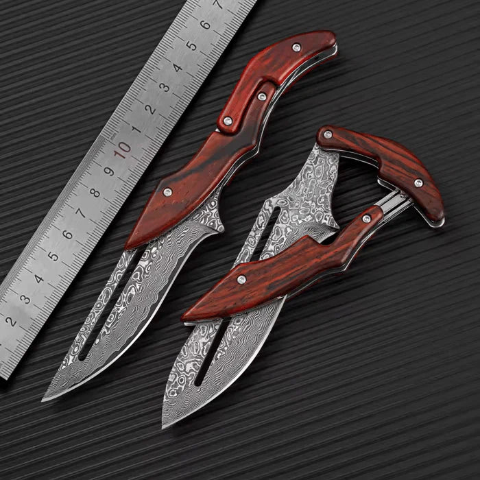 Blade™ – Hand Forged Damascus Steel Folding Knife