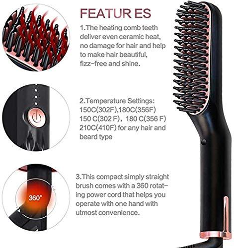 Beardpro™ - 3 in 1 Beard and Hair Straightener Brush