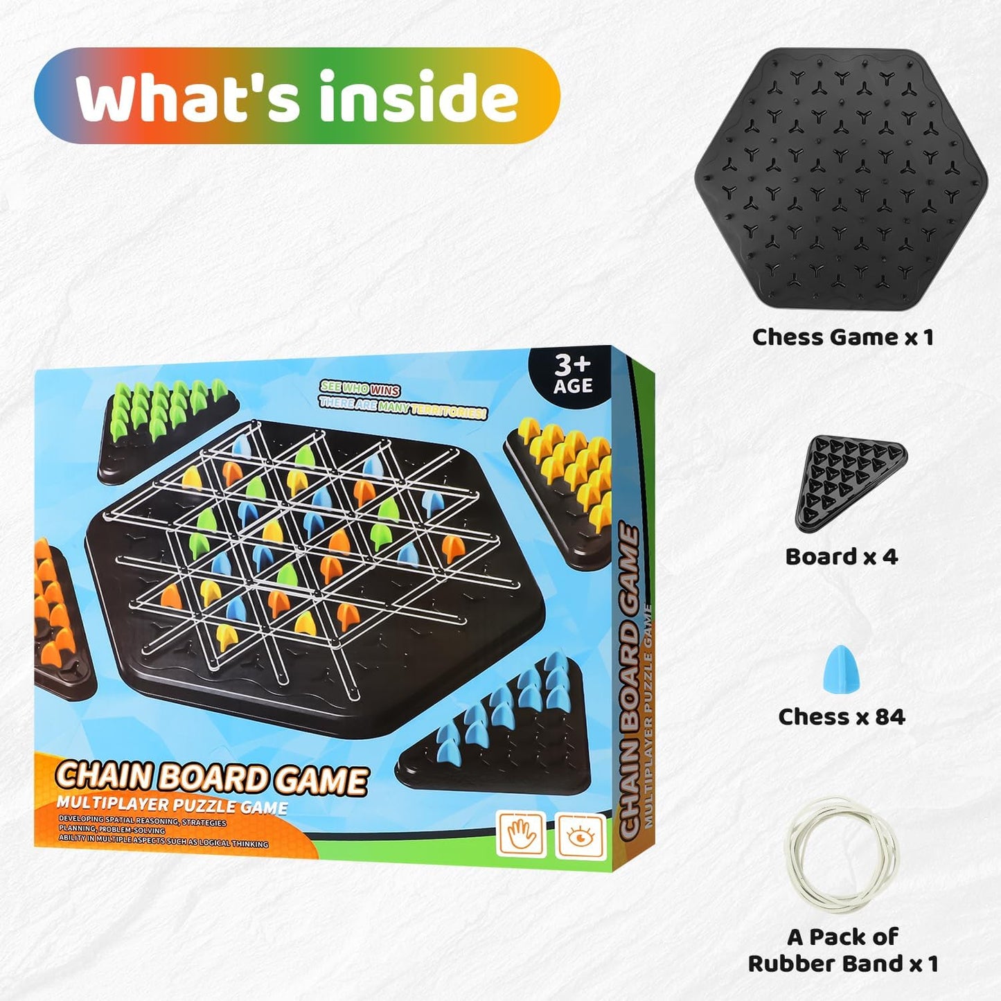 KnotLogic™ - Chain Triangle Chess Set