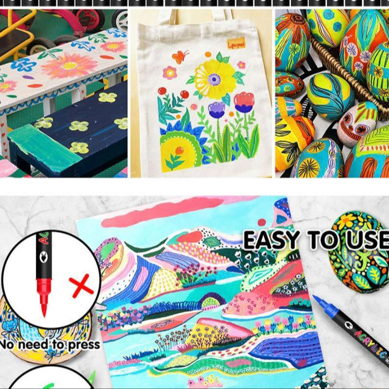 STYLO™ - Acrylic paint pens for vibrant creations