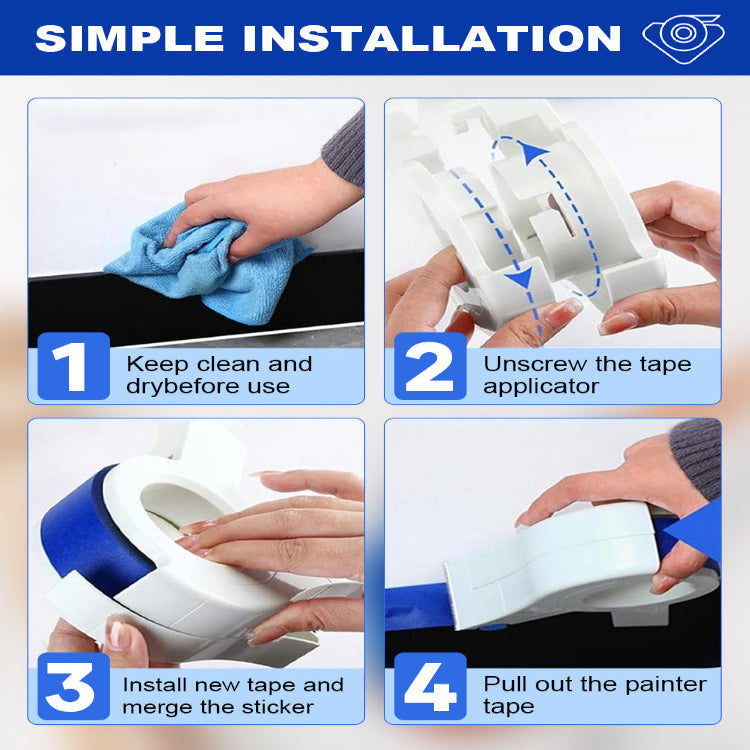Painter's Tape Applicator – Clean paint lines without the hassle!