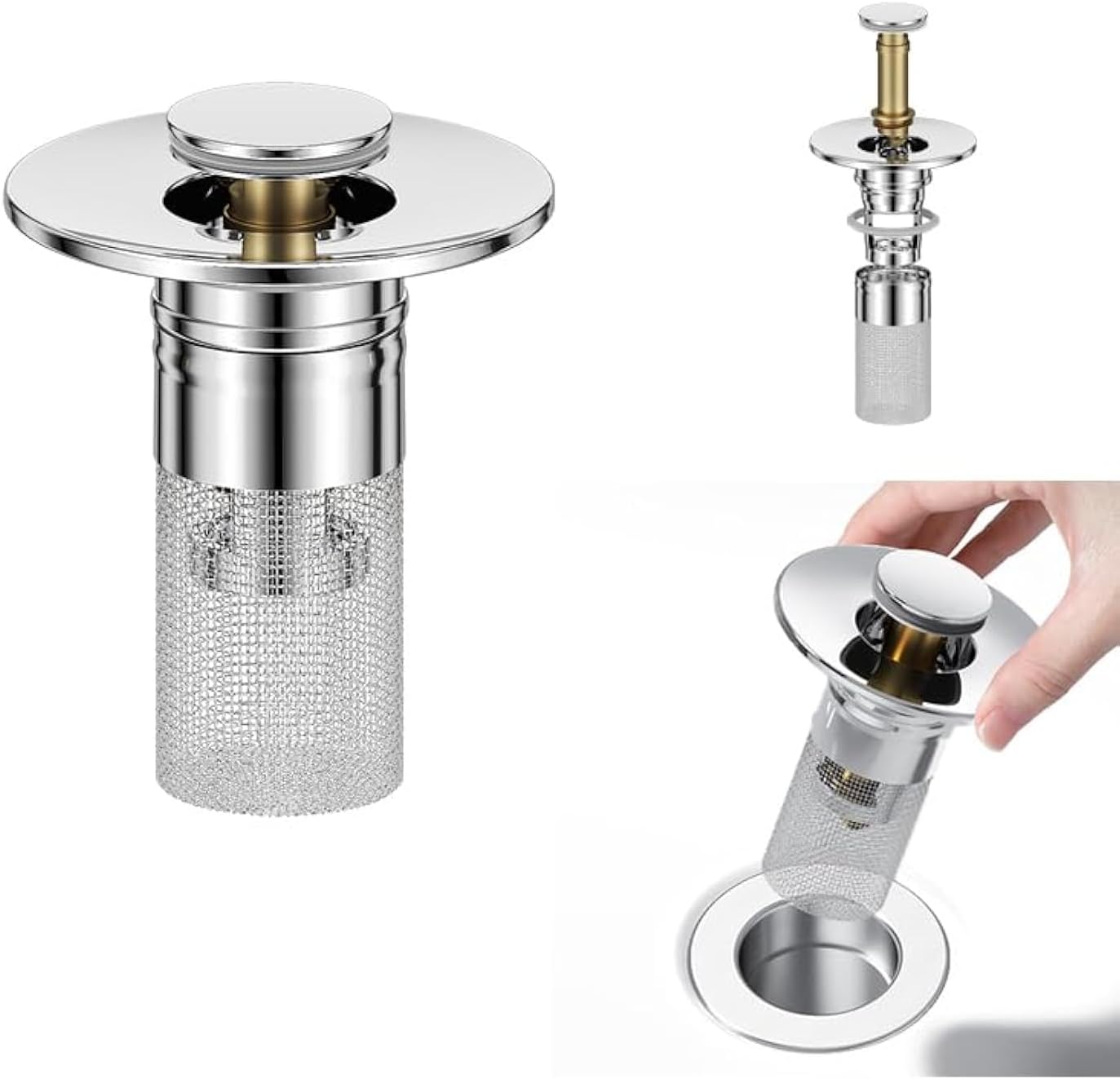 ClogBlocker – Heavy Duty Steel Drain Strainer