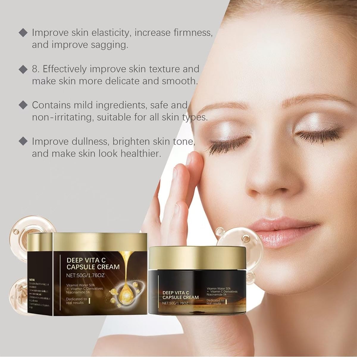 Briller™ - Visible glow and hydrated skin Vitamin C Capsule Cream