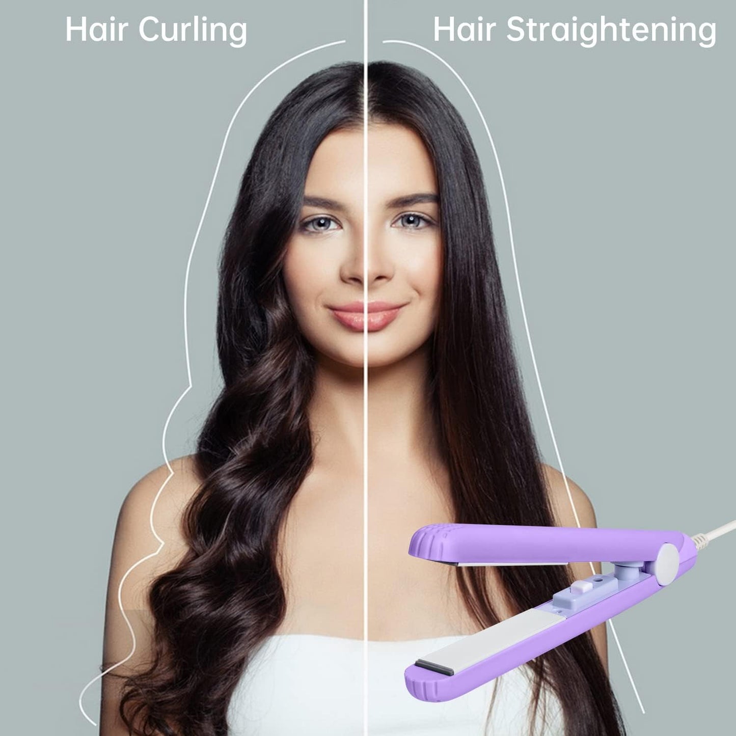 SleekMini™ 2in1 Curl Hair Iron Straightener