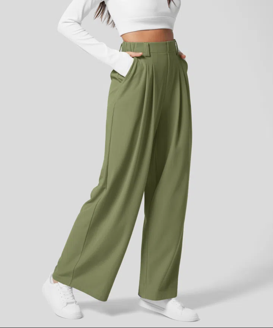 EllaFlow™ –High-Waist Trouser Pants