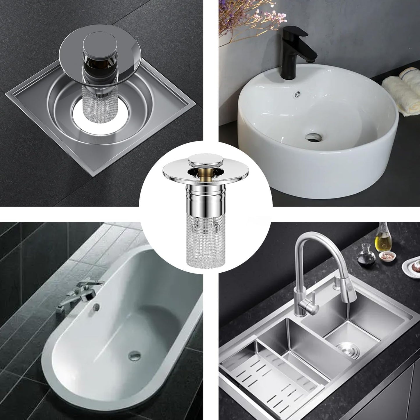 ClogBlocker – Heavy Duty Steel Drain Strainer