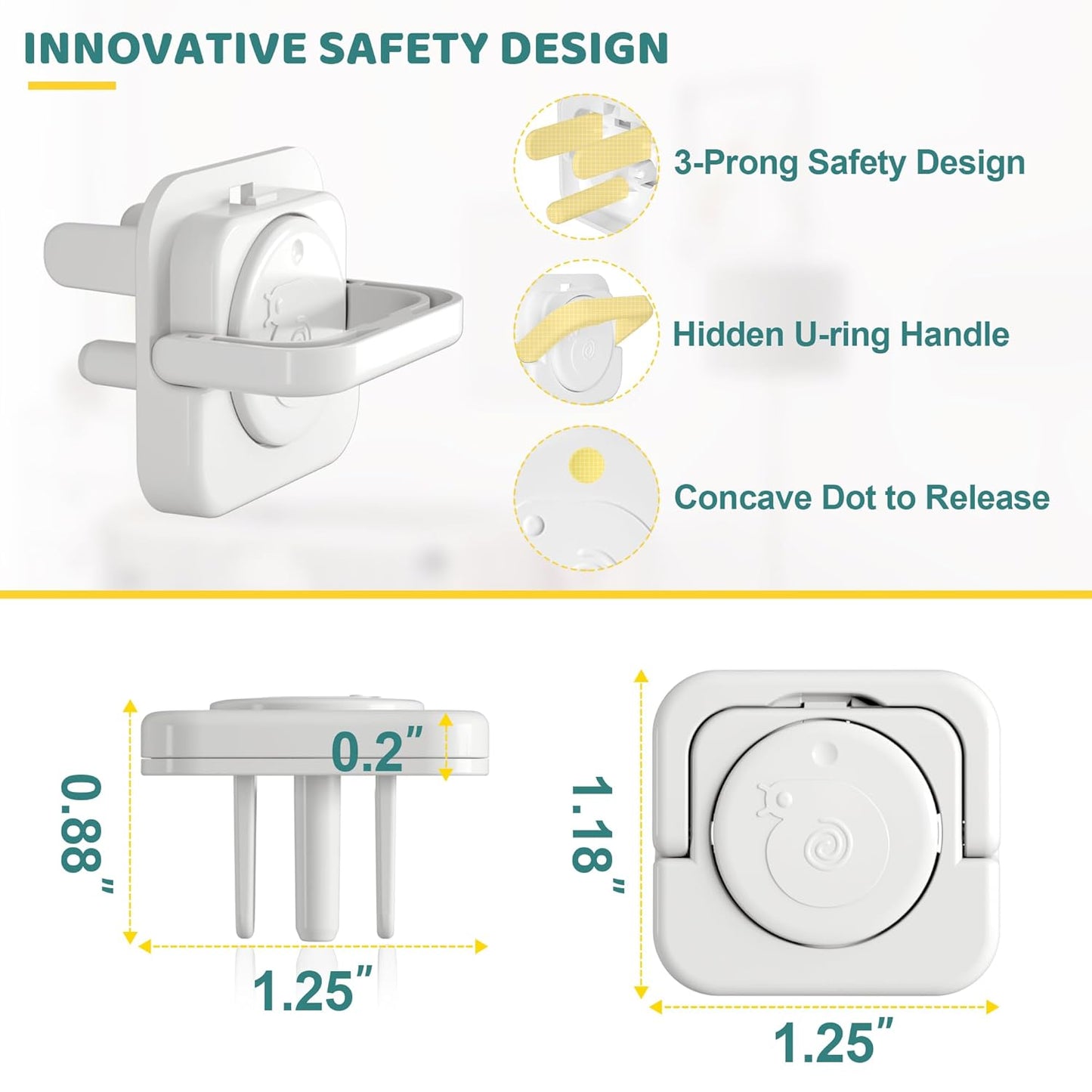 Socketpro™ - ✅45pcs Electric Socket Cover for Baby and Pet Safety