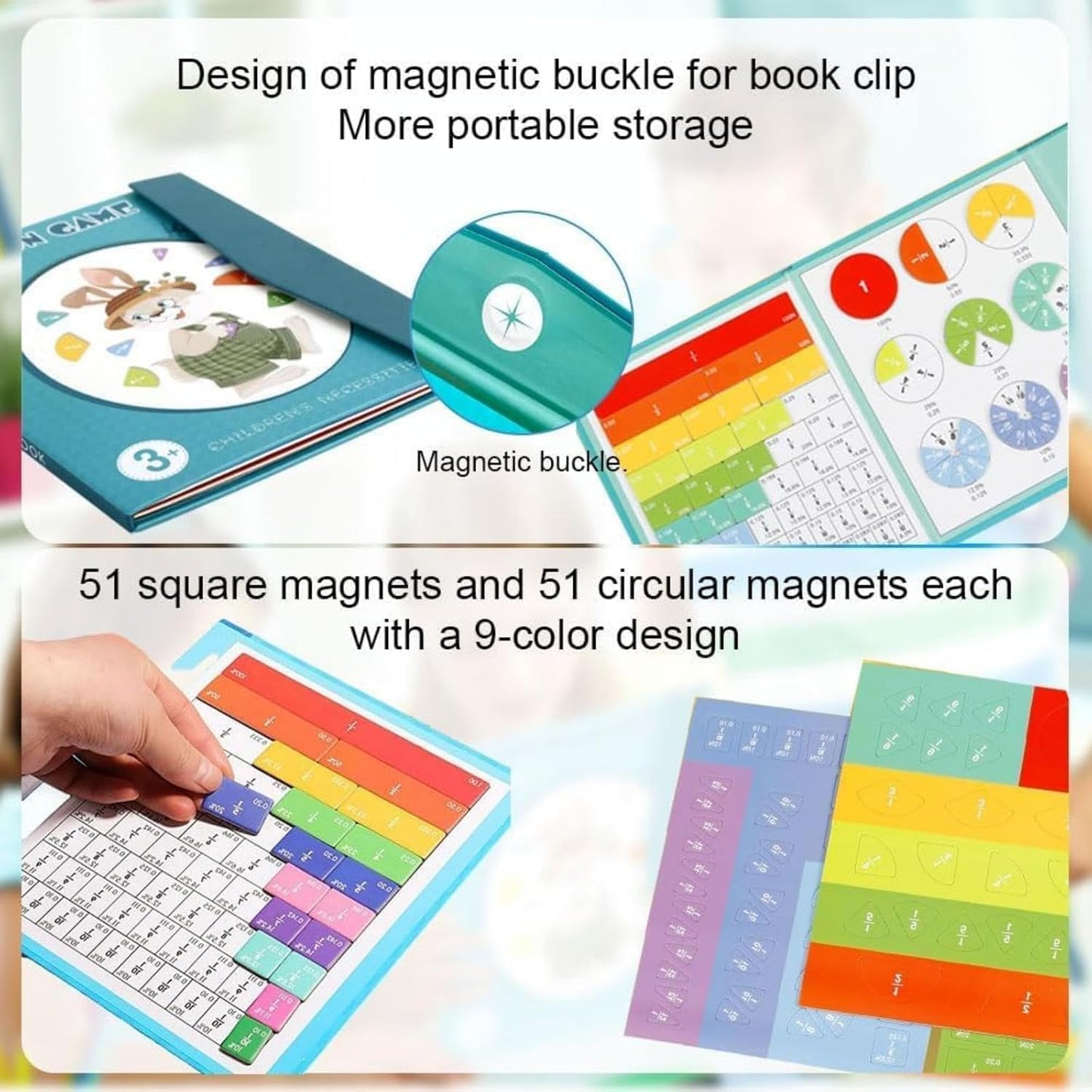 Magnetic Math Set: Math learning set for children (ages 6 and up)