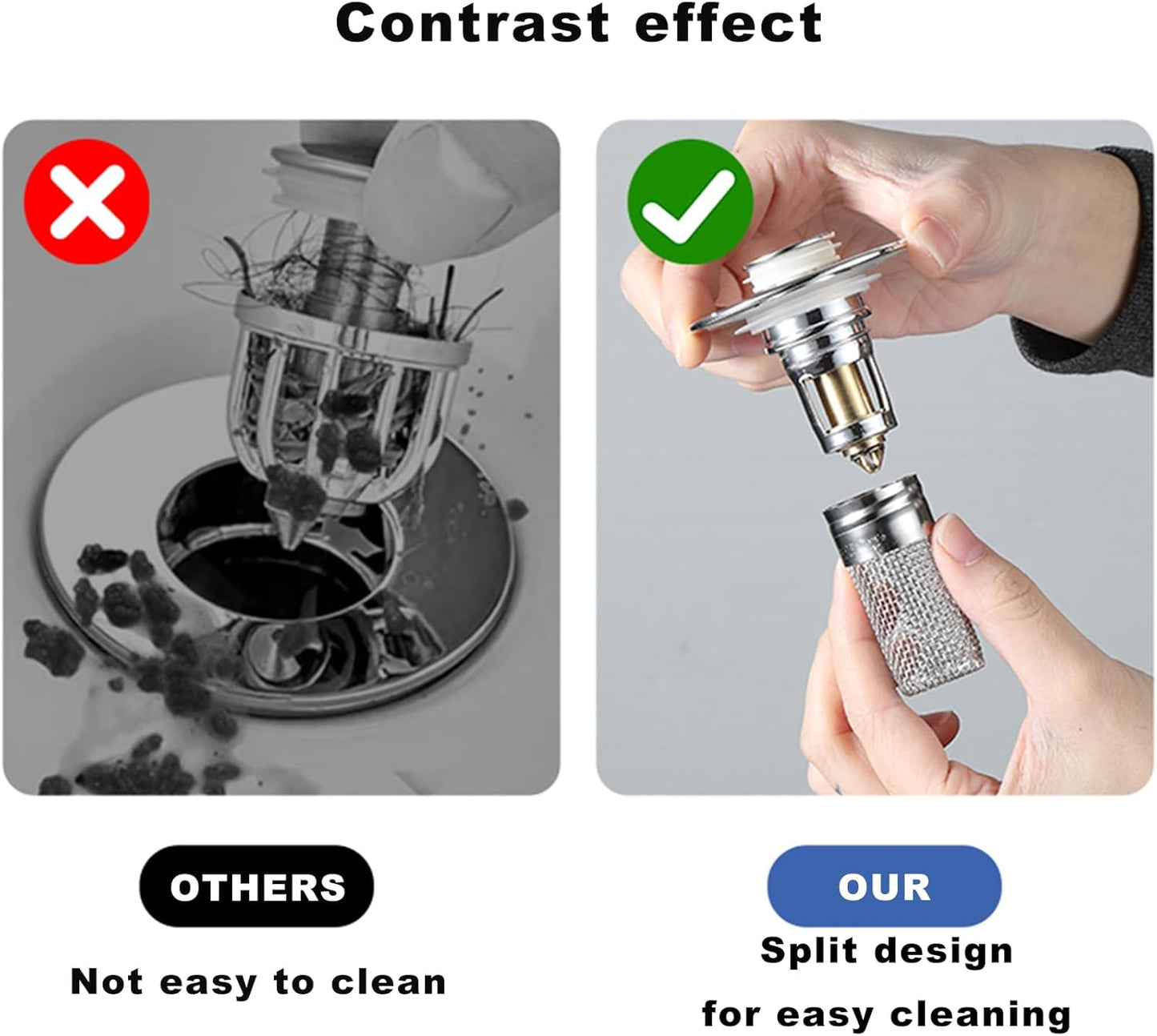 ClogBlocker – Heavy Duty Steel Drain Strainer
