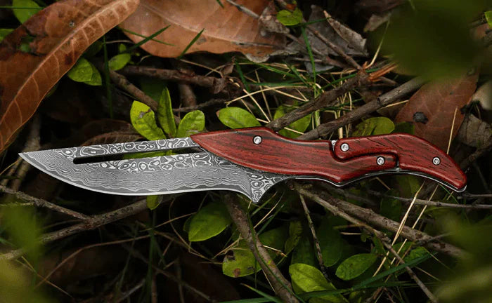 Blade™ – Hand Forged Damascus Steel Folding Knife