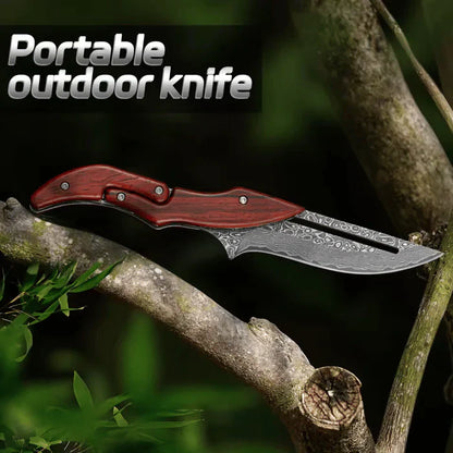 Blade™ – Hand Forged Damascus Steel Folding Knife
