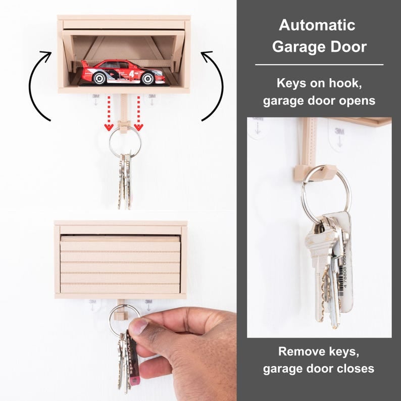 🚗🔑HotWheelie™ - Wall-Mounted Key Holder