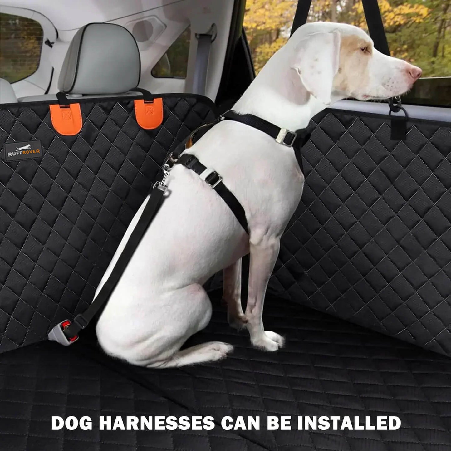 RuffRuff™ - Hard Bottom Dog Car Seat Protector