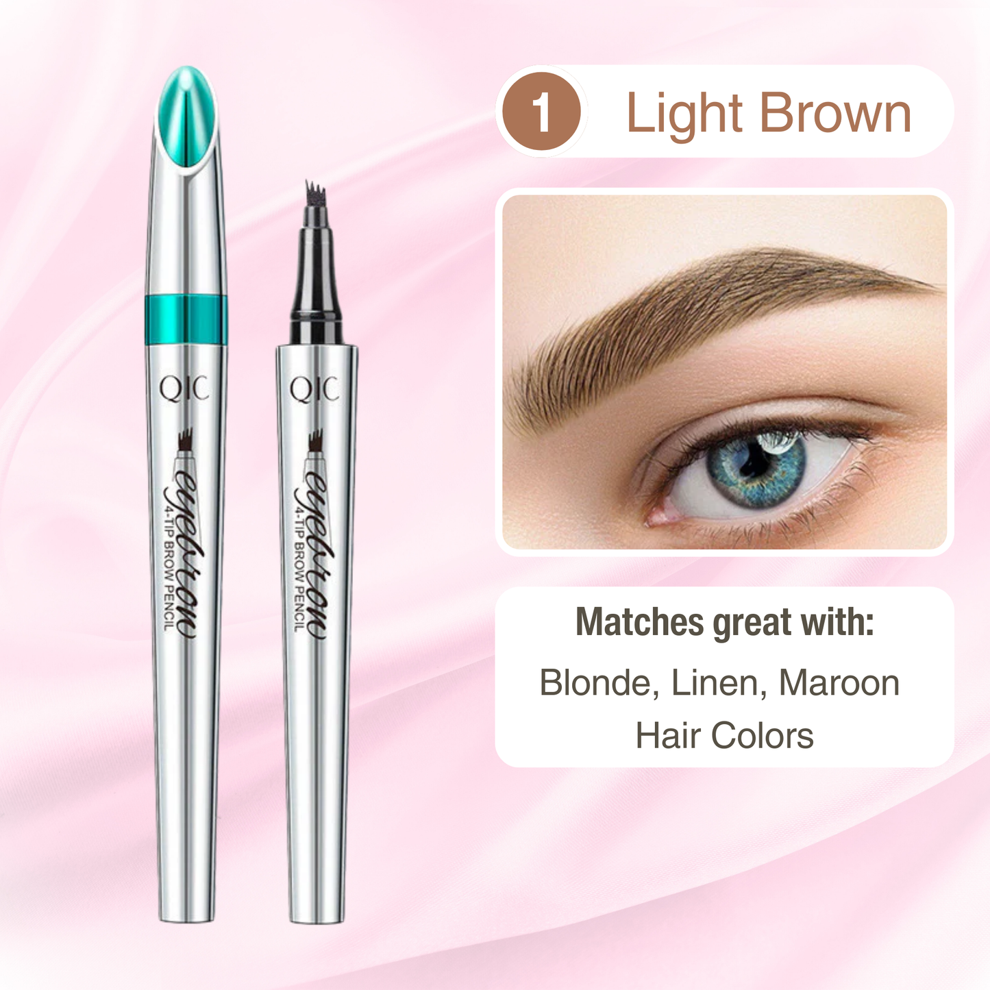 1+1 FREE I Beauté™ Premium Natural Tip Microblading Eyebrow Pen