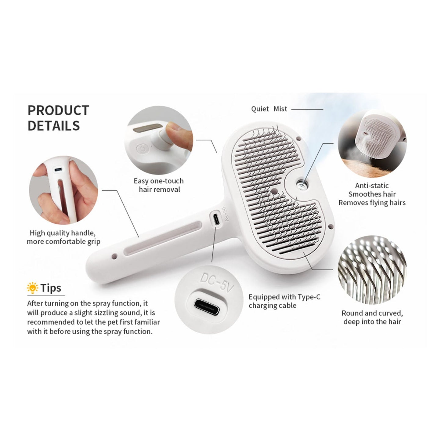 Pawlish™ Pet Grooming Brush