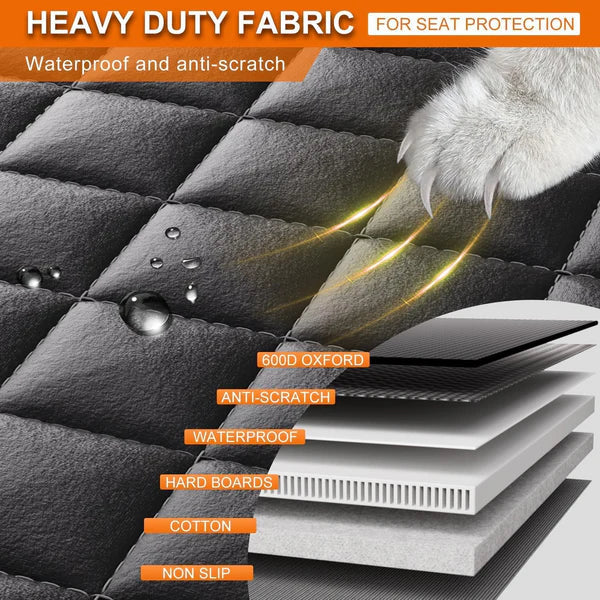 RuffRuff™ - Hard Bottom Dog Car Seat Protector