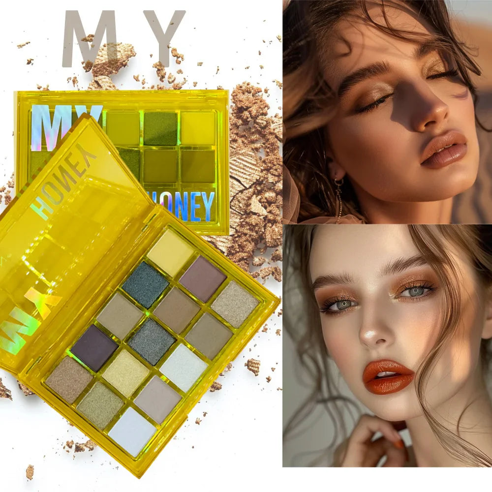 Makeup Palette Shimmer Matte Metallic Bold Waterproof