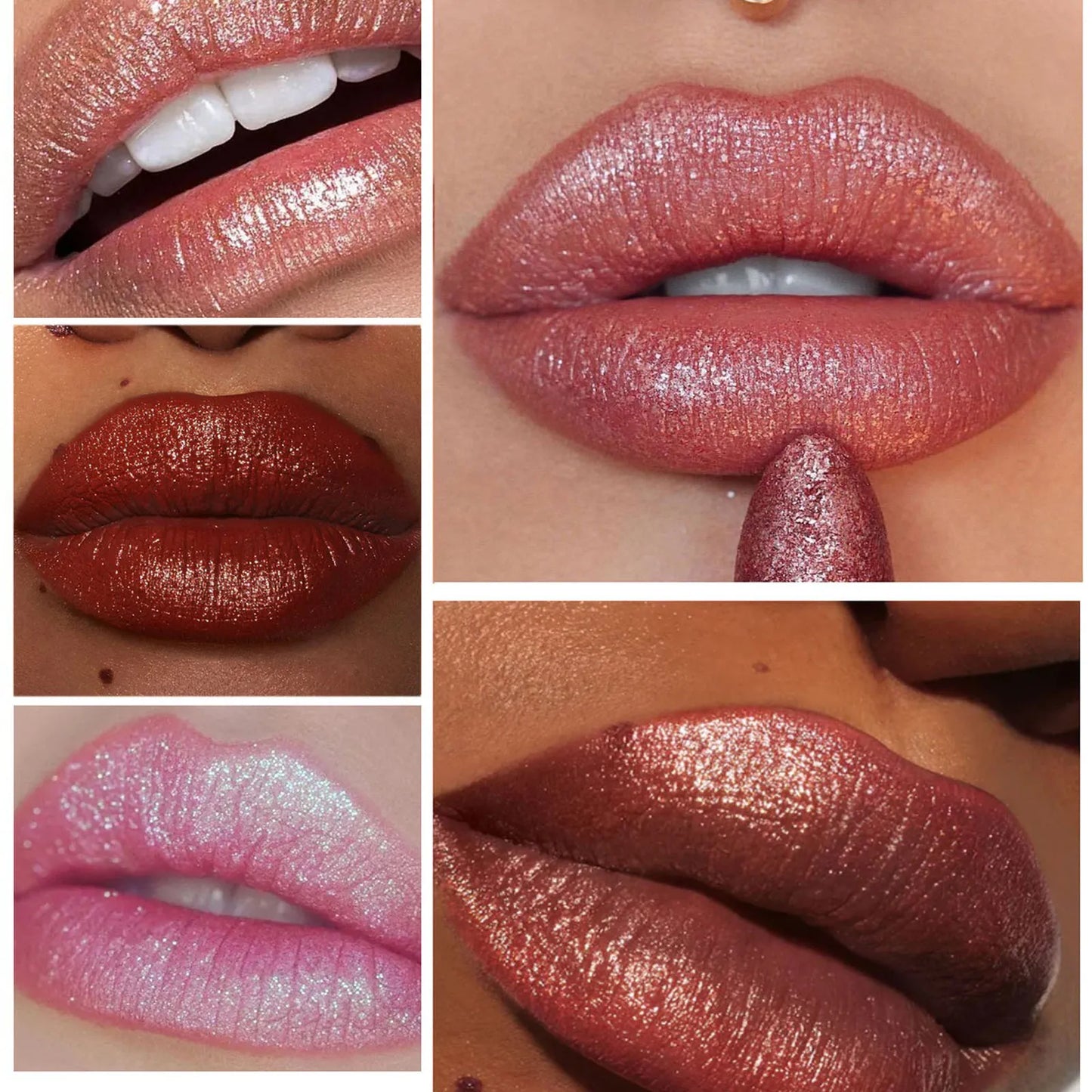Matte Glitter Lipstick Waterproof