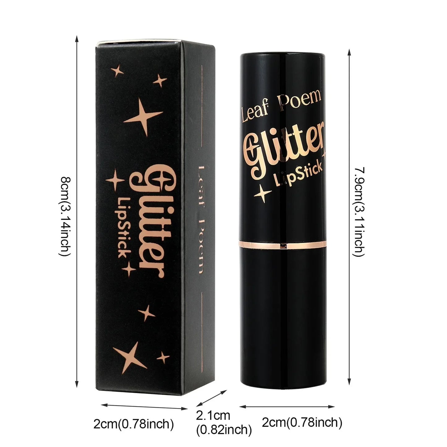 Matte Glitter Lipstick Waterproof