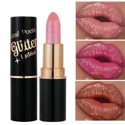 Matte Glitter Lipstick Waterproof
