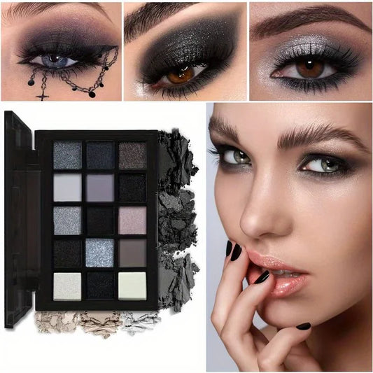 Black Smokey Eyeshadow Palette