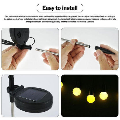 Waterproof Solar Powered Firefly Lights | Make your outdoor space glow at night