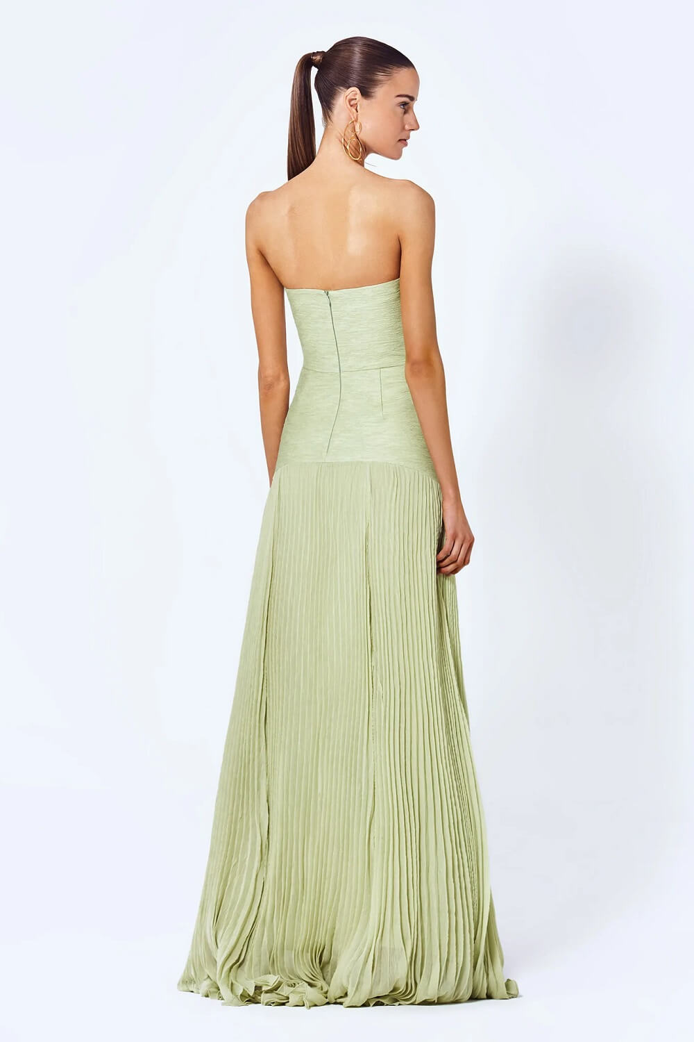 Anya™ - Flowy Green Long Dress
