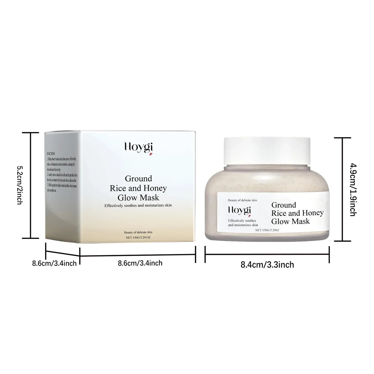 Rice & Honey Face Mask Hydrating Skin
