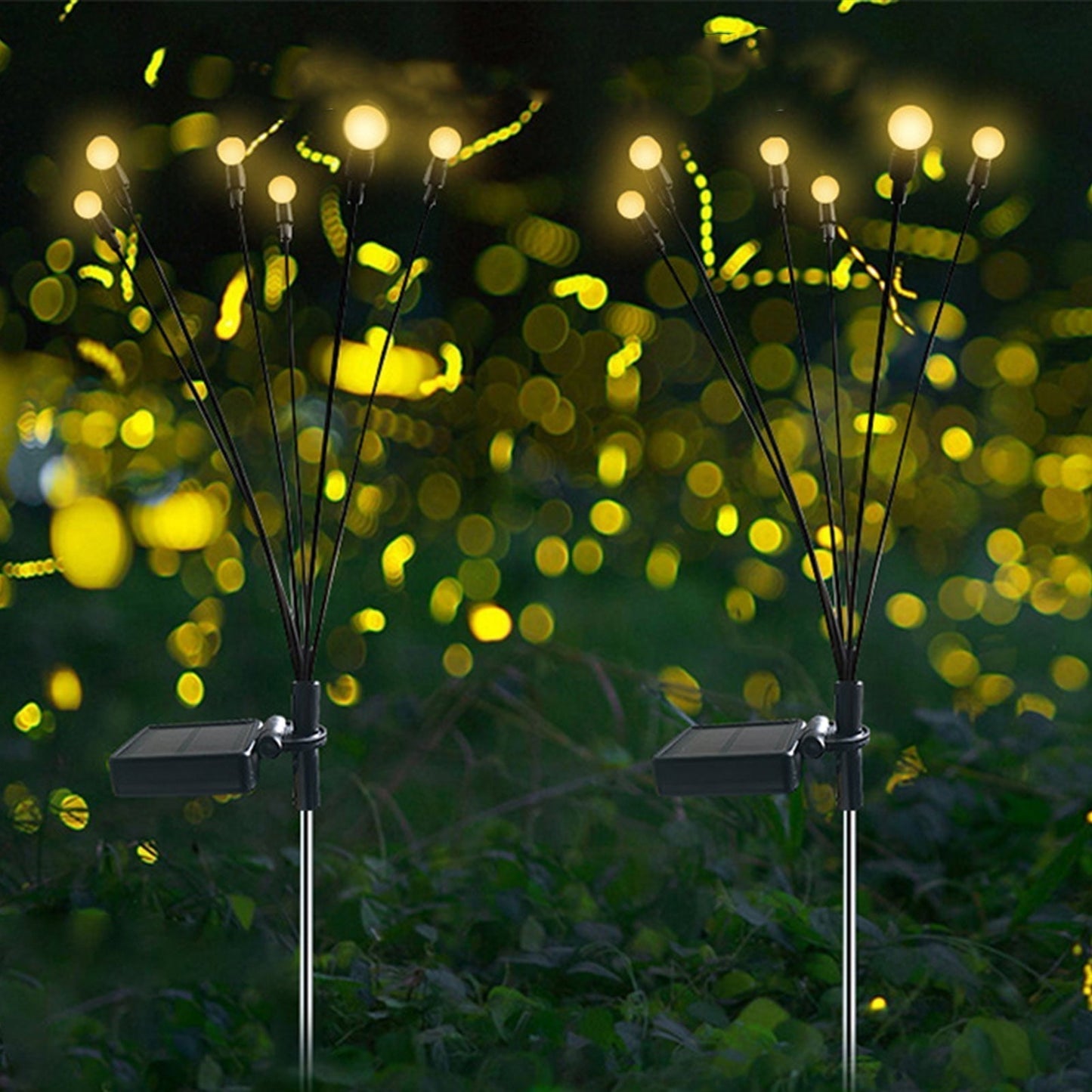 Waterproof Solar Powered Firefly Lights | Make your outdoor space glow at night