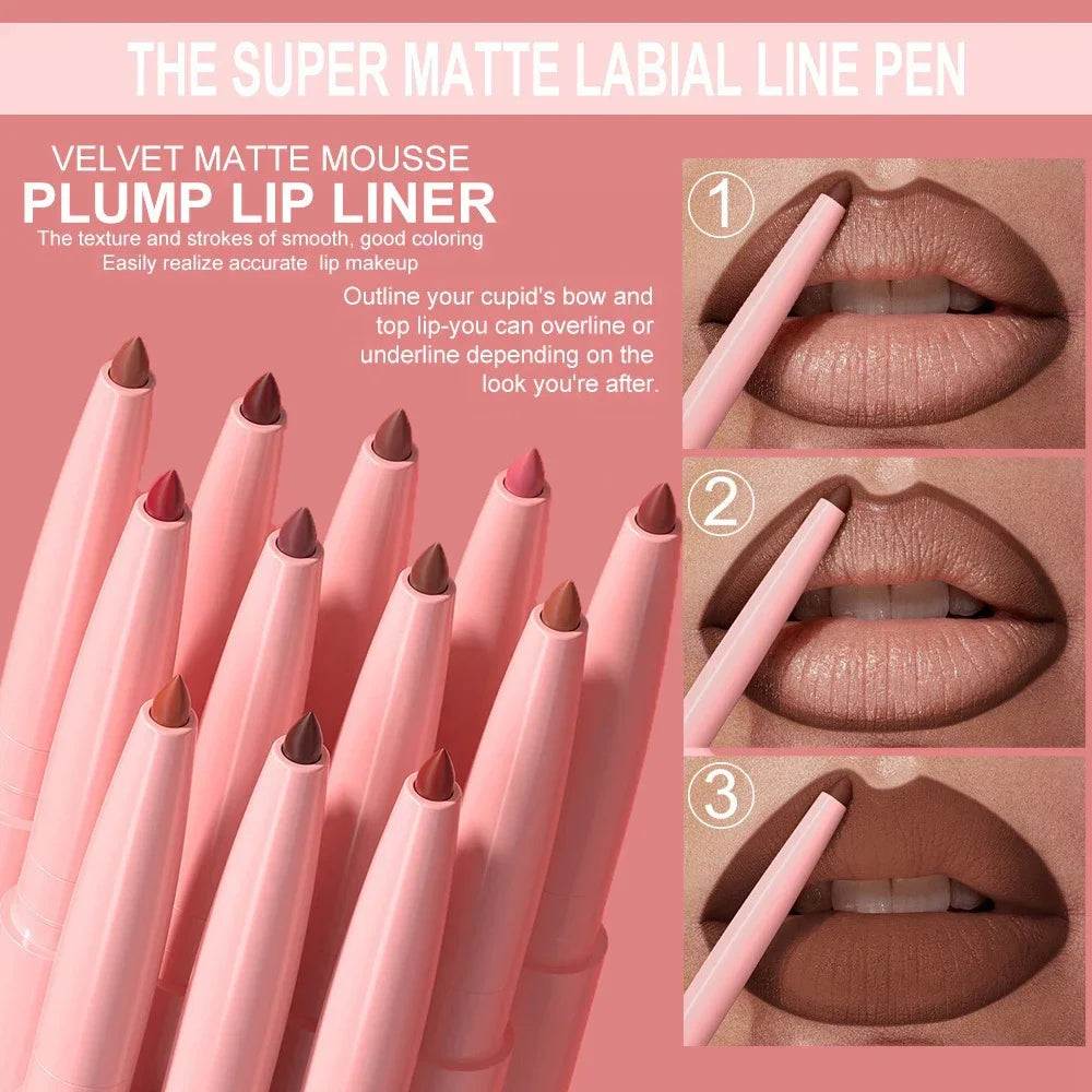 Slim Lip Liner Pencil Waterproof