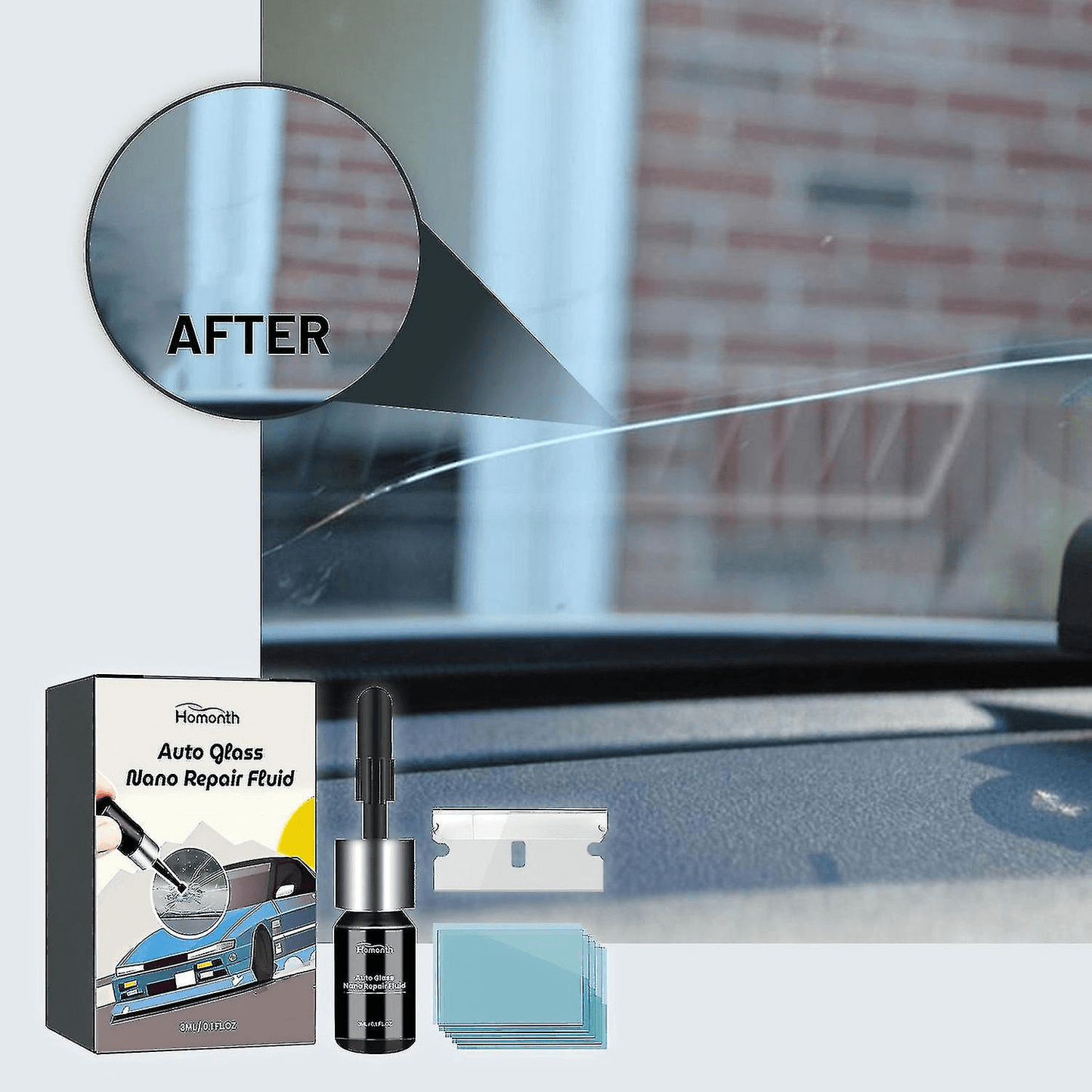 1+1 FREE I GlassFix™ | Easily repair cracks and scratches