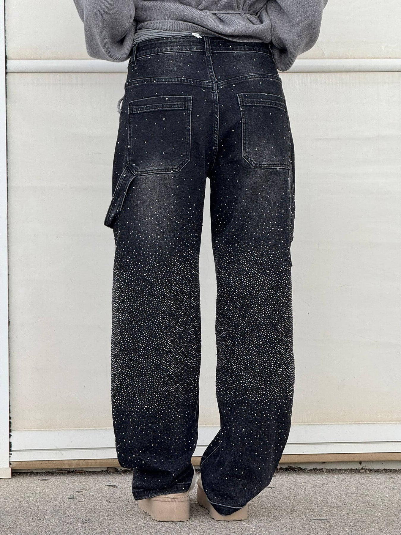 Bling-BaggyFit™ Wide-Leg Jeans