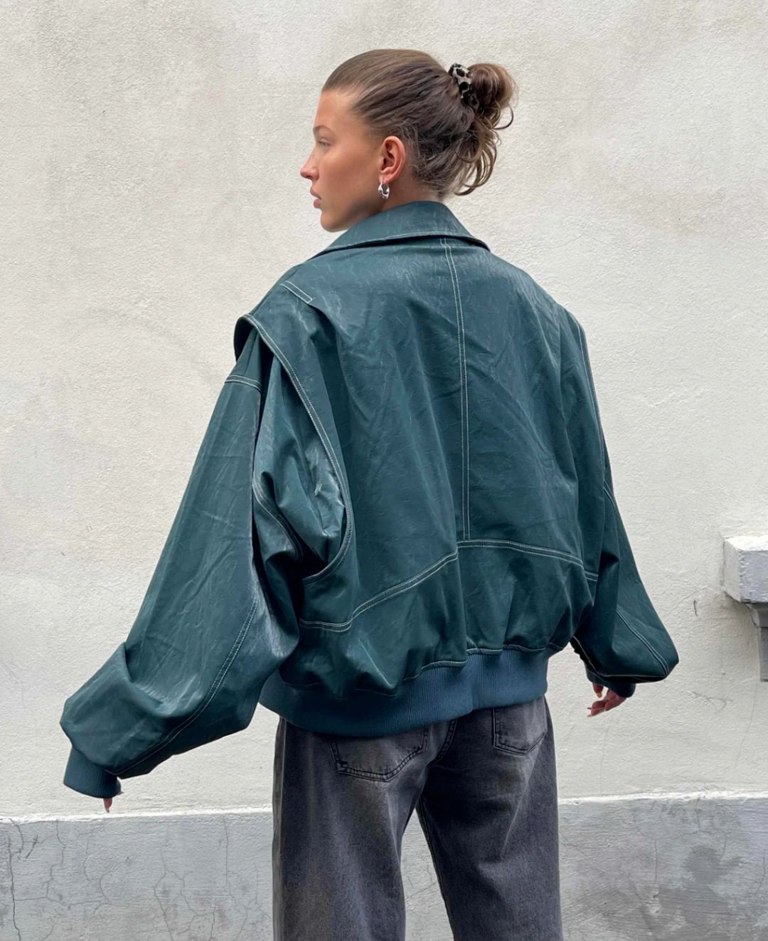 Skins™ – Leather bomber Jacket (Bring back the Y2K vibe)