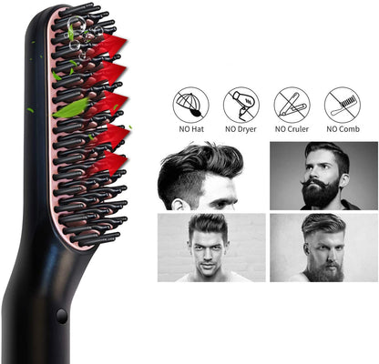 Beardpro™ - 3 in 1 Beard and Hair Straightener Brush