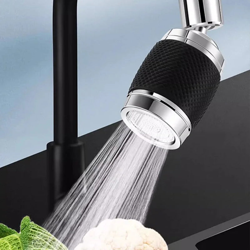 Superfaucet™ - 360° rotatable splash guard faucet