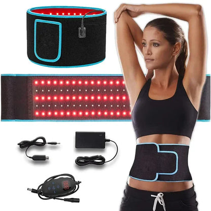 Slimgleam™ Red Light Therapy Belt — Smooth, Firm & Support Your Core Naturally