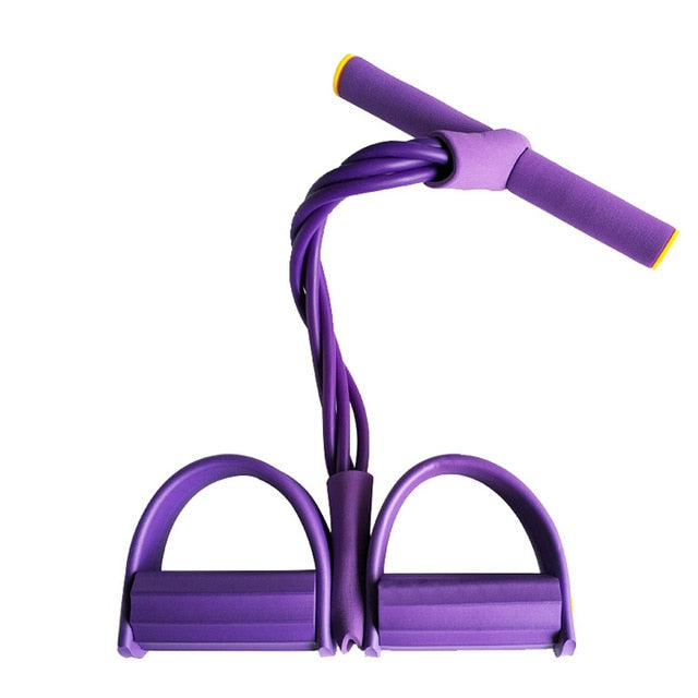 Ergofit™ - Elastic Pull Ropes Exerciser Rower Belly Resistance Band