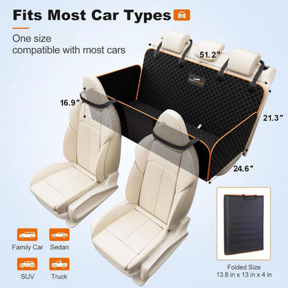RuffRuff™ - Hard Bottom Dog Car Seat Protector